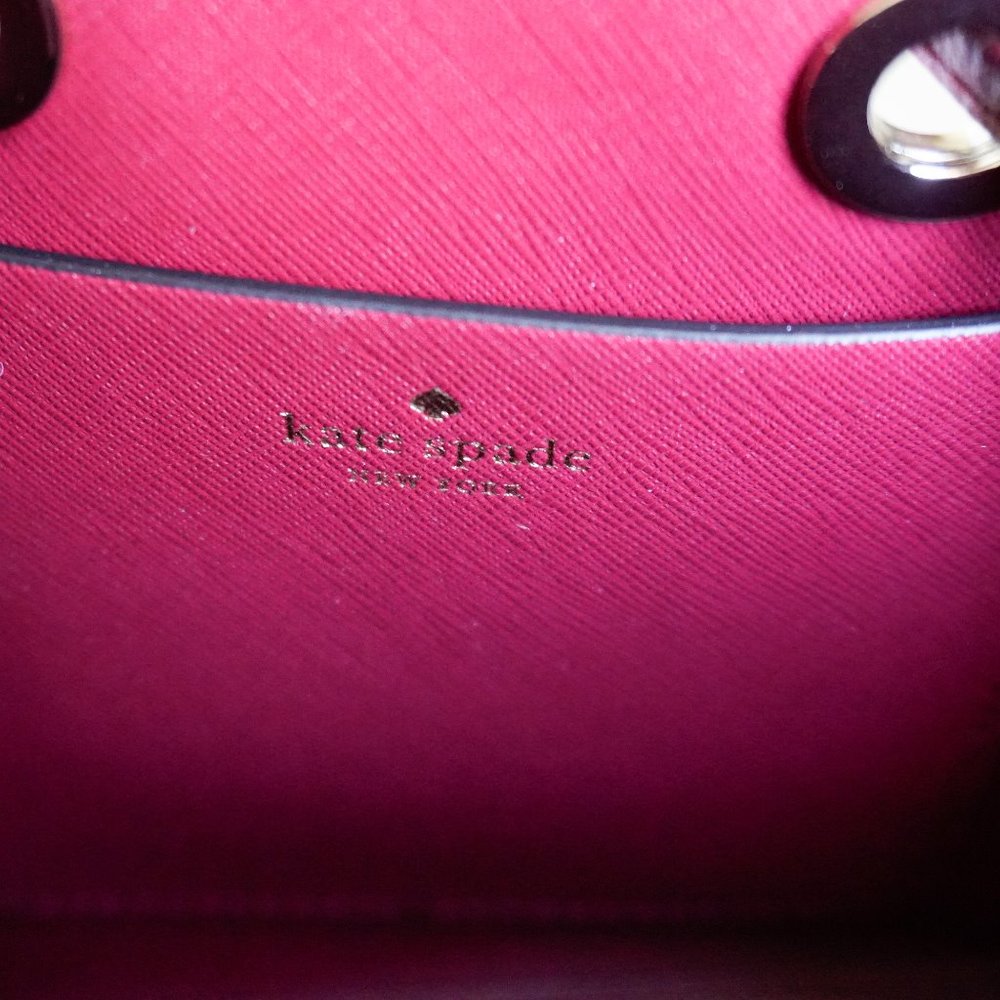Kate Spade Eve S Bucket Xbody Bag Purple Multi - Picture 11 of 15